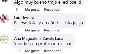 Usuarios reaccionar a pedida de mano en pleno eclipse solar en Mazatlán / Facebook
