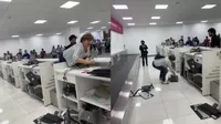 México: Iracunda mujer destruye todo a su paso en aeropuerto