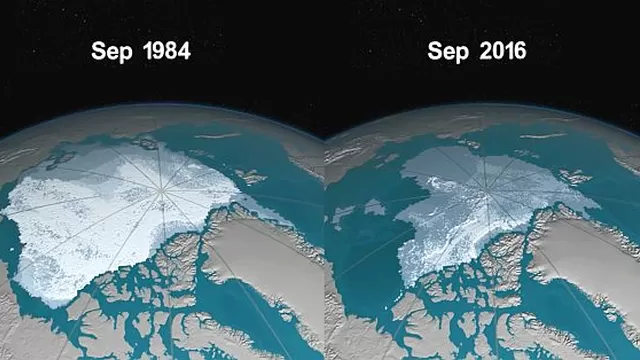 NASA: video muestra el dramático deshielo del Océano Ártico