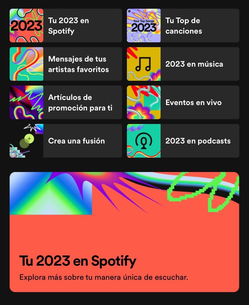 Así puedes acceder a 'Wrapped 2023' de Spotify 