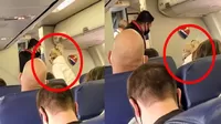 TikTok: Aeromoza festeja luego de que una pareja que no quería usar mascarilla fue echada de avión