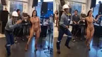 TikTok: Ingeniero baila una cumbia frente a un grupo de personas y se vuelve viral