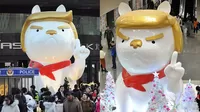 Trump vuelve a inspirar estatuas chinas para Año Nuevo, ahora como perro