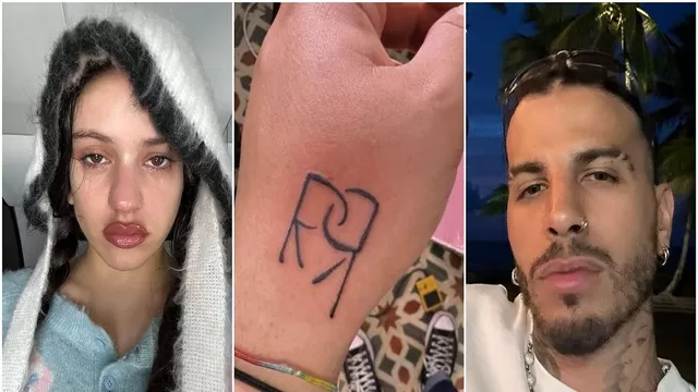 El fanático de Rosalía se tatuó en marzo, cuando todo era felicidad con Rauw Alejandro / Instagram/ Twitter: @callmepuxi 