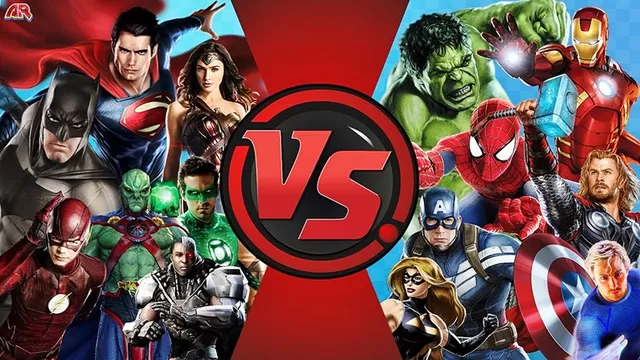 Los Vengadores vs. La Liga de la Justicia. Imagen: YouTube / Video: Facebook: King Keraun