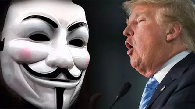 Anonymous le declara la guerra a Donald Trump. Foto: Composición