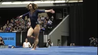 YouTube: gimnasta de EE.UU. realiza fenomenal rutina en torneo y se vuelve viral