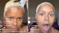 YouTube viral: joven se queda calva tras intentar alisarse el cabello en vivo