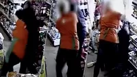 YouTube: Ladrón pone navaja en el cuello de dueña de tienda para robarle, pero ella le da una lección