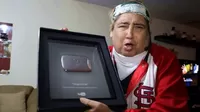 YouTube premió a Tongo por superar los 100 mil suscriptores