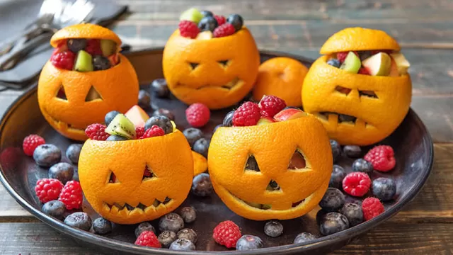 Alimentos saludables para reemplazar los caramelos en Halloween