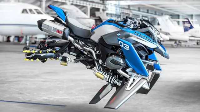BMW y Lego diseñaron una moto voladora