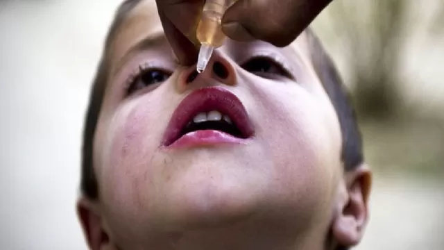 Vacuna oral contra la poliomielitis.