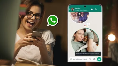 ¿Cómo activar los mensajes de video circulares en WhatsApp?