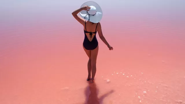 Uno de los lagos rosas más lindos del mundo se encuentra en México