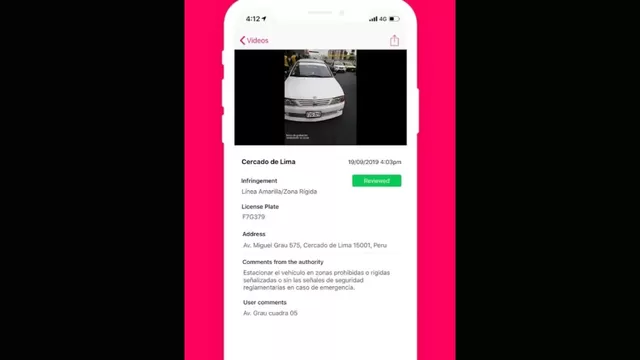 Vipa es una aplicación móvil que te permite registrar cuando estacionan en una zona prohibida.