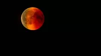 "Luna de sangre" : ¿A qué hora podrás ver el eclipse lunar?