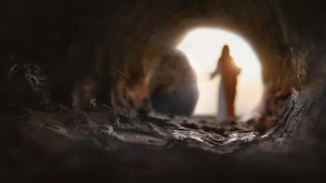 El "sepulcro vacío" como figura de la resurrección de Jesús.