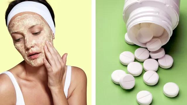 La aspirina tiene componentes beneficiosos para la piel del rostro