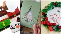 5 ideas creativas de tarjetas de Navidad hechas a mano