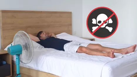 Dormir con ventilador: ¿En qué casos puede evitar la muerte?